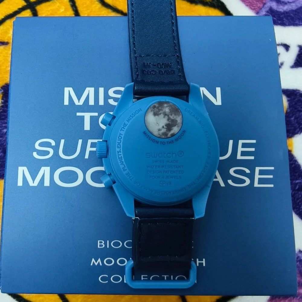 💙Swatch x Omega MISSION TO THE Super Blue Moonphase Watch